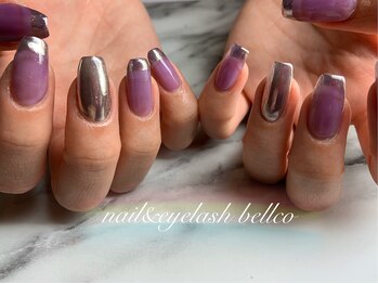 ベラッコ(Bellco)/ミラーフレンチネイル