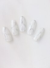 ガガ ネイルアンドビューティー(GAGA)/大理石ネイル♪