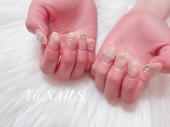 ユーネイルズ 恵比寿(Yu.NAILS.)/韓国◎美爪パールデザイン