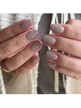 ロカネイルズ(roca nails)/line french 