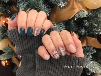 チェックネイル