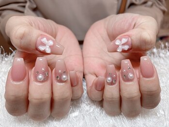 レアネイル 新宿(le'a nail)/リボンネイル