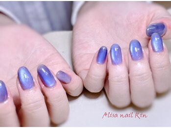 アリサネイル(ALISA NAIL)/青パープルマグネットネイル