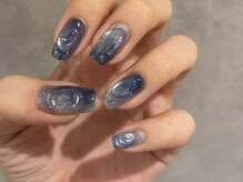 チャーム(charmu.)/ぷるぷるネイビーネイル