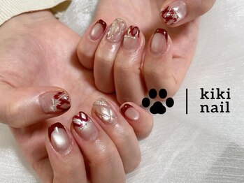 キキネイル 溝の口(kikinail)/クリスマスネイル/チェック