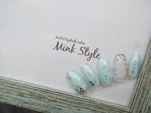 ミンクスタイル 恵比寿店(Mink Style)/水色ネイル