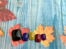 ネイルサロン&スクール ジーナ(GINA)/秋色カラフルネイル