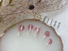 ネイルアンドアイラッシュ ブレス エスパル山形本店(BLESS)/ふんわり塗りかけフラワー＊