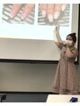サロンエヌ(salon enu) ネイルと健康被害の関係、フィルインについてをプレゼンしました