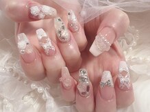 ミルキーウェイバイミーネイル 南堀江店(Milkyway by menail)/ワンホンネイル/長さだしネイル