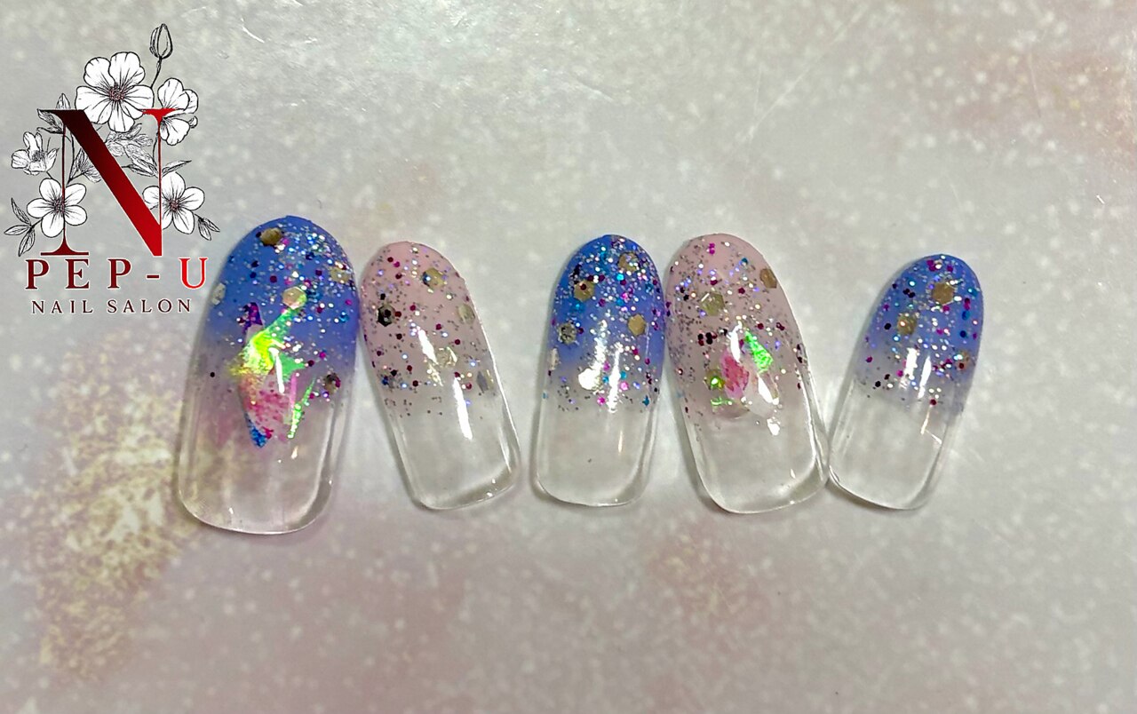 2026年冬トレンド】ラメグラデーションのネイルデザイン集｜人気順｜43