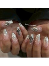 ミラーグラデ/パンクネイル