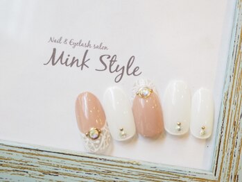 ミンクスタイル 恵比寿店(Mink Style)/ホワイトレースネイル