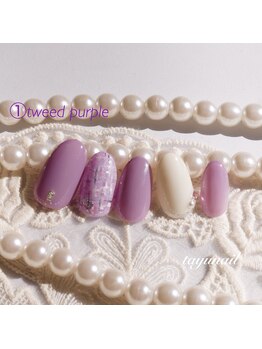たゆ ネイル(たゆnail)/ツイードネイル