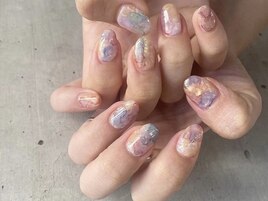 ふわふわインクnail