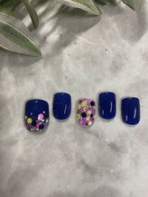 ネイルサロン ネイルクク(Nail KUKU)/3月フット6050