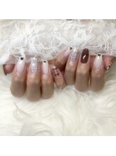 サロン ド ラプワ(Salon de Lapre)/チェックネイル