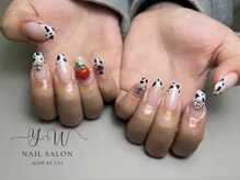 ユーネイル(YW nail)/フルアート＋パーツ