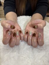 エーナイン イオン東根店/ヒョウ柄ネイル！