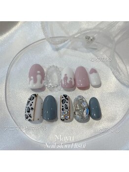 ヒスイ(Hisui)/アニマル柄ネイル/ゆめかわ