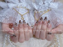 レアネイル 渋谷店(Le’a nail)/ヒョウ柄フレンチ