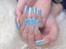 ノワ 横浜(Noix)/キラキラグラデーションネイル♪