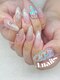 エーネイルズ 心斎橋(A.nails)の写真/自然な長さ出しで深爪・短い爪もスラっと美しく♪キレイなフォルムで満足感◎