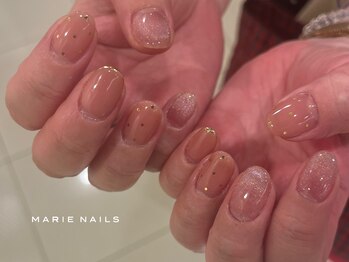 マリーネイルズ 心斎橋店(MARIE NAILS)/新規様定額色変え¥7,150 0814c