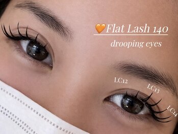 リコナ(LICONA)/フラットラッシュ140本