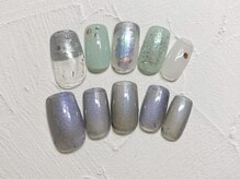 池袋ネイルサロン イイネイル(Ee-Nail)/Newちぐはぐネイル全員￥7980