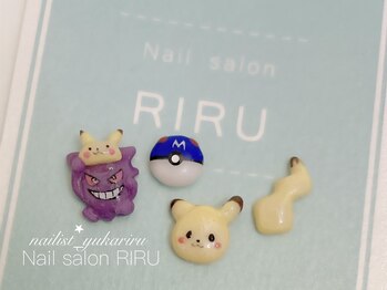 リル(RIRU)/3Dネイル/キャラクターネイル