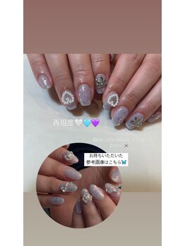 韓国風再現ネイル