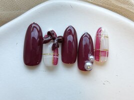 チェックネイル