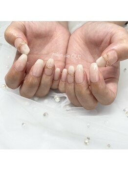 サロンドウイ(salon de OUI)/シンプル大人ネイル