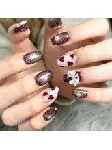 ビックホリデー(BIG HOLIDAY)/大人なハートネイル♪♪