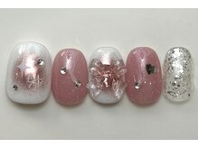 ネイルメゾン 天神店(NAIL MAISON)/うるうるリボン¥9000