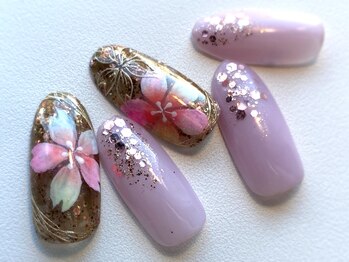 ビューティーサロン ハル(beauty salon haru)/【カラフルcherry blossom】