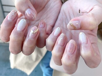 アイネイルズ 吉祥寺店(I nails)/ピンクニュアンス
