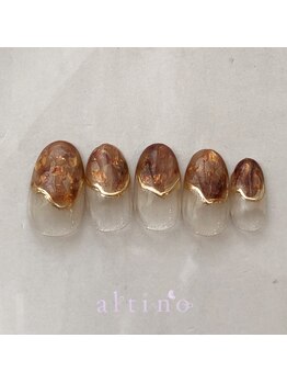 アルティノ ネイル ガーデン(altino nail garden)/ニュアンスフレンチ