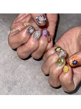 エムネイル(Ｍ)/haruka nail × 花ネイル