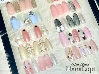 ナナロピ(NanaLopi)の写真/【季節で変わる定額デザイン（新規・2回目以降当店オフ無料）¥8000】8種類のデザインから選択&色変えOK◎