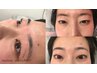 ロッド式まつ毛パーマ+アイブロウwax+ダメージケアトリートメント
