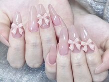 シーアンドビーネイル(C&B Nail)/リボンチップ長さだし