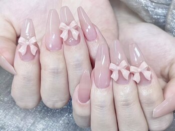 シーアンドビーネイル(C&B Nail)/リボンチップ長さだし