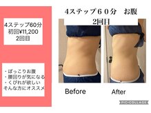 ハピネス(HAPPINESS)/4ステップ60分　お腹　2回目