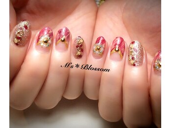 ネイルサロンアンドスクールエムズブロッサム(Nailsalon & school M's Blossom)/ジェルアート込コース