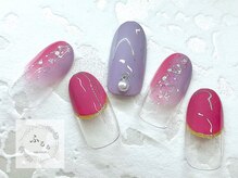 ネイルサロン ふるる 大須店/☆ミディアムネイル☆#67
