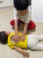 リブラガーデン 大阪&nbsp;6歳と2歳の息子たち!出産5日前まで施術。子供達でキネセラごっこ