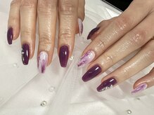 ラメール(Lamel)/ニュアンス/パープル/キラキラ