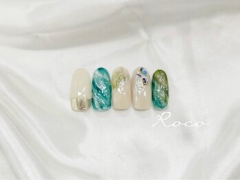 ネイルアンドアイラッシュ ロコ(ROCO)/トレンドニュアンスデザイン